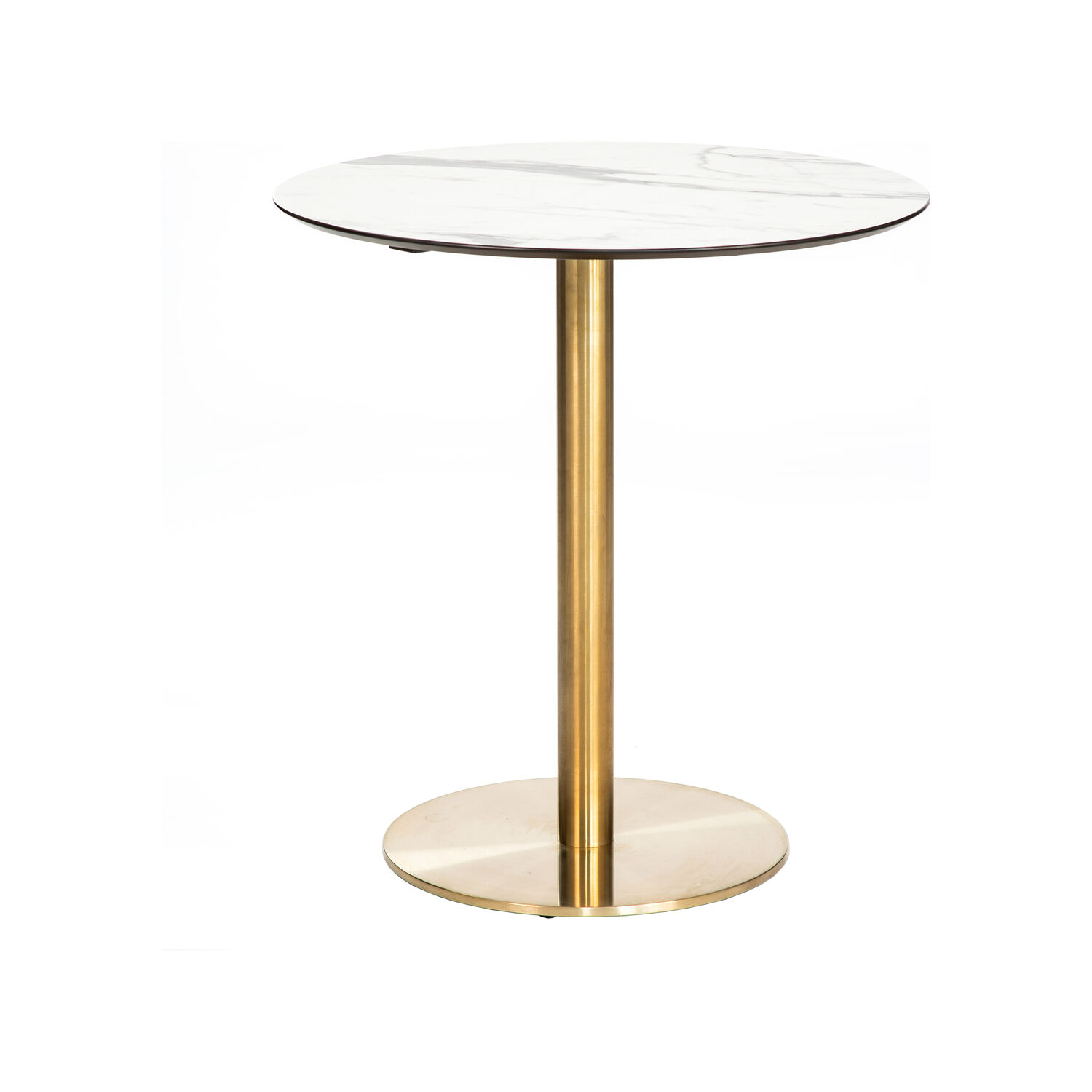 Disc Base Table Brass