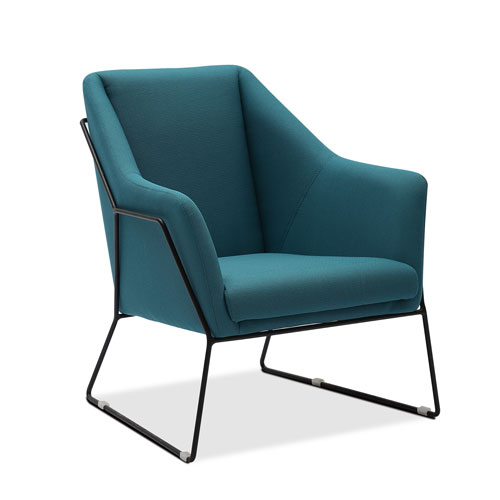Keep Arm Chair Turquoise Fview B
