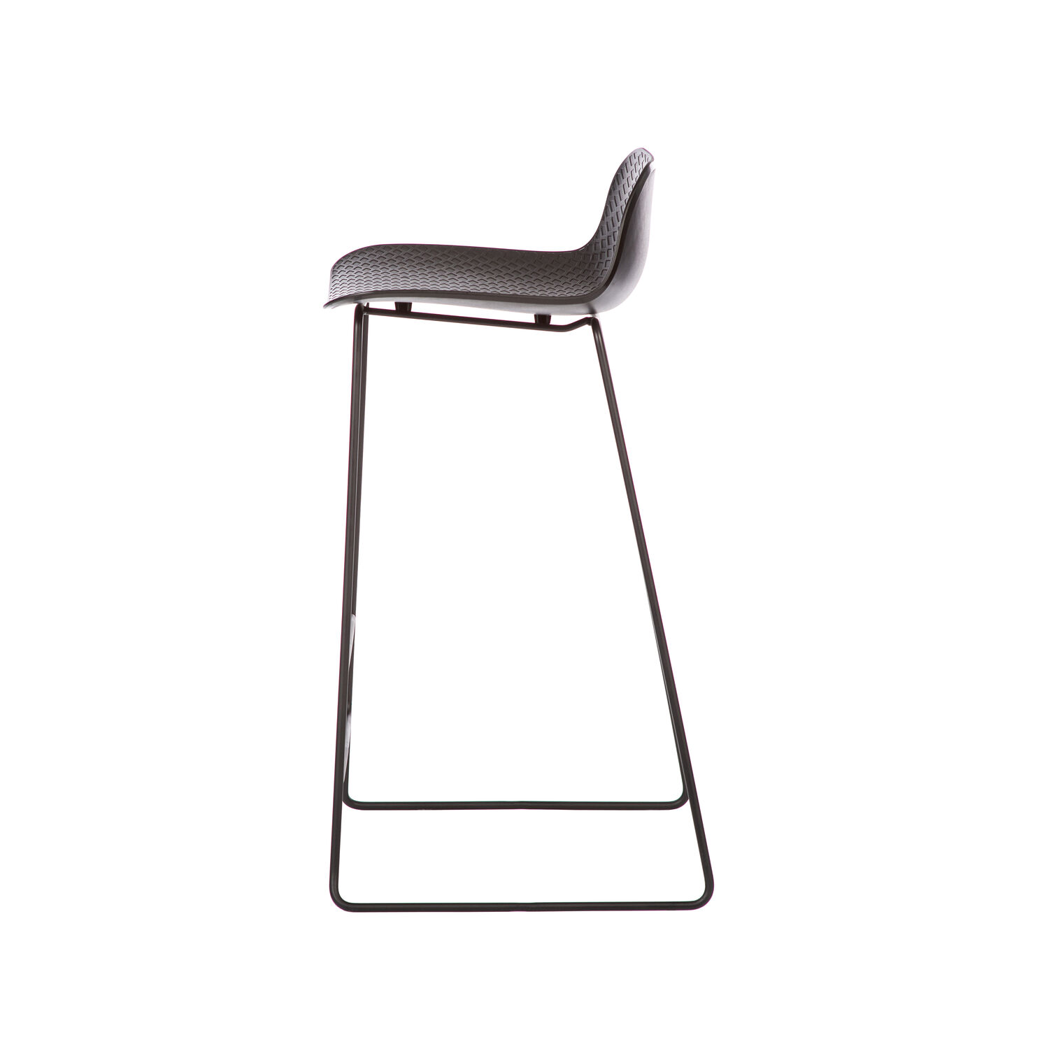 Arc Stool Metal Black Base 3