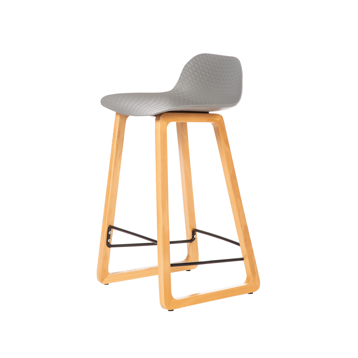 Arc Stool Timber Base 2