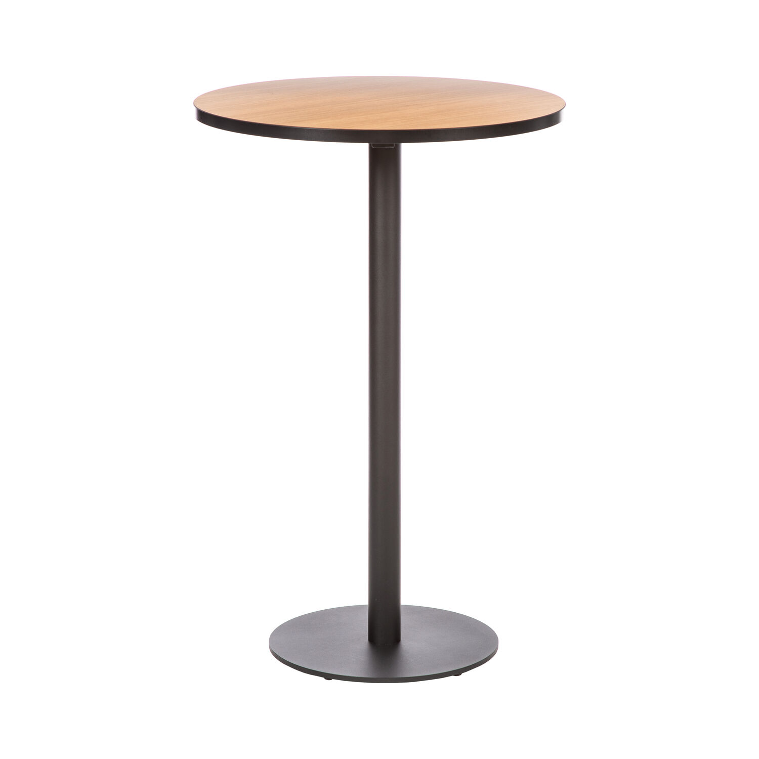 Disc Base Bar Table Black