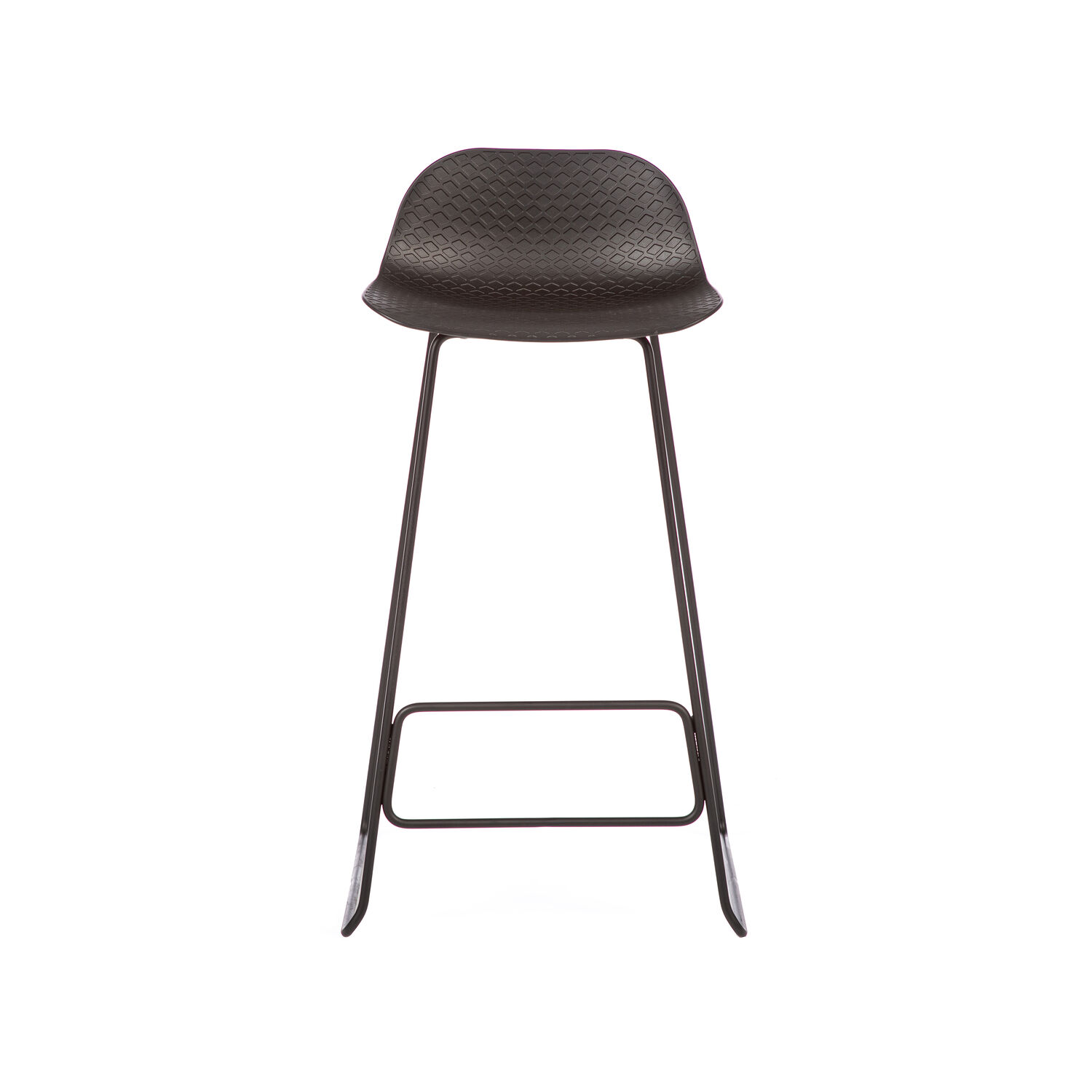 Arc Stool Metal Black Base 1