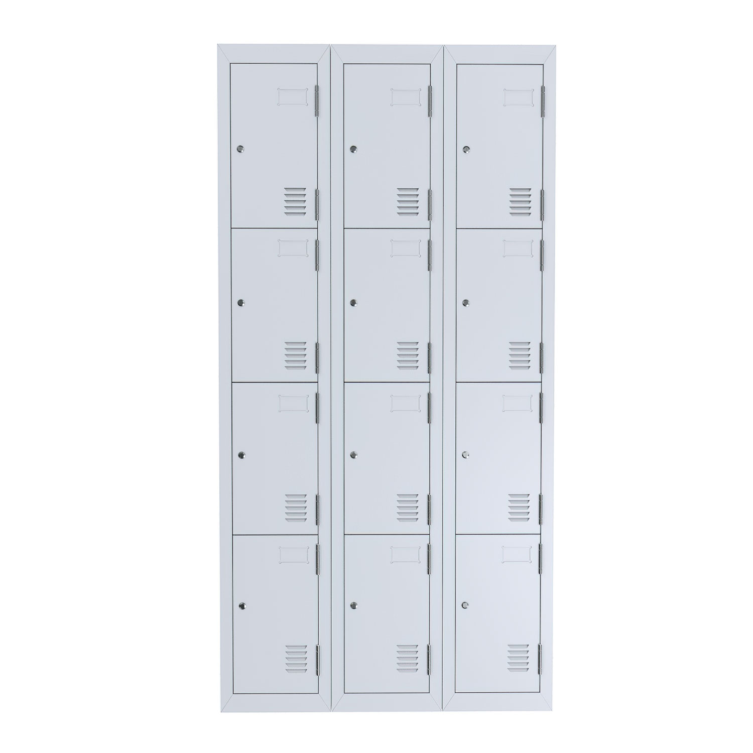 Locker 4 Tier Bank Of 3 W