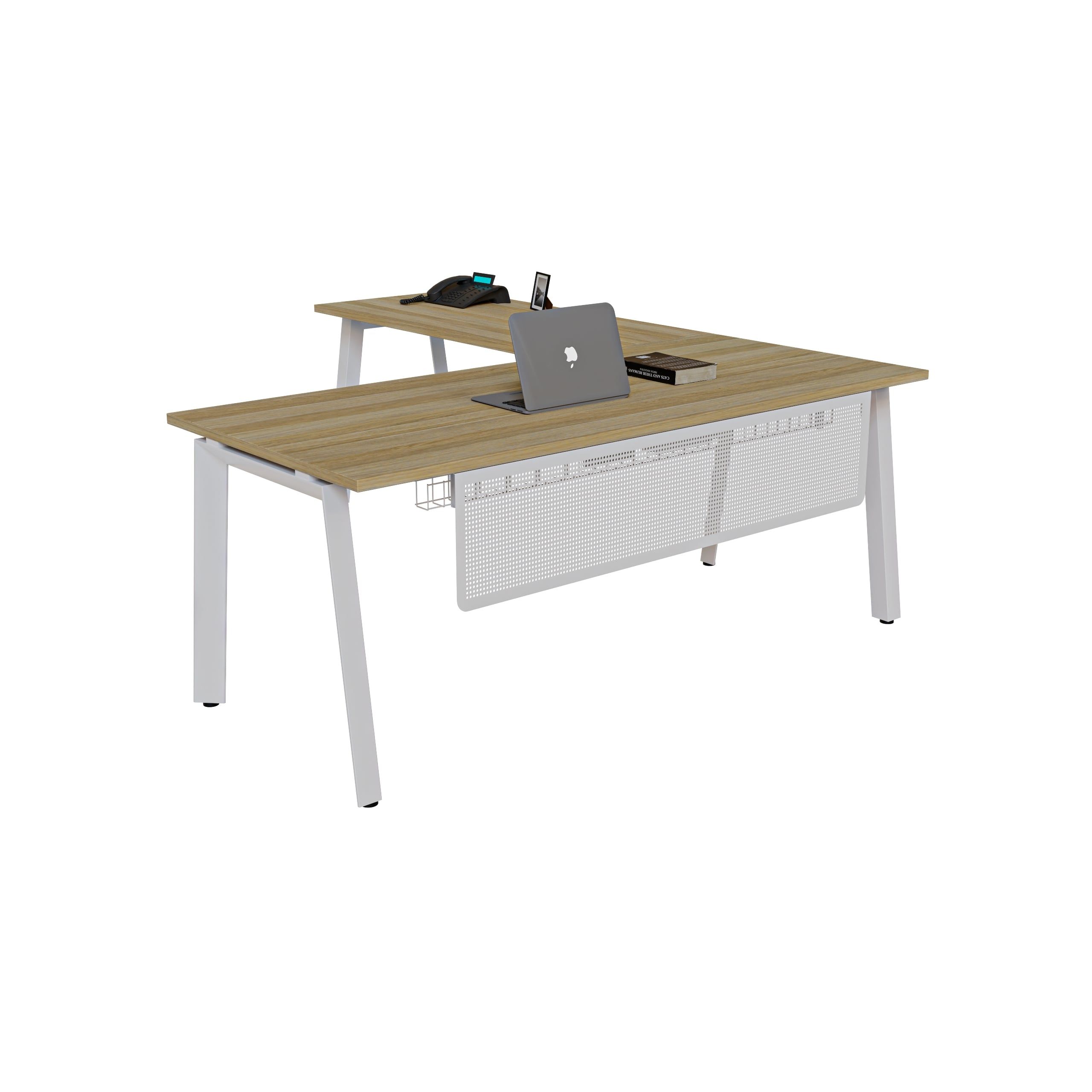 Miki Workstation L Shaped Single 8