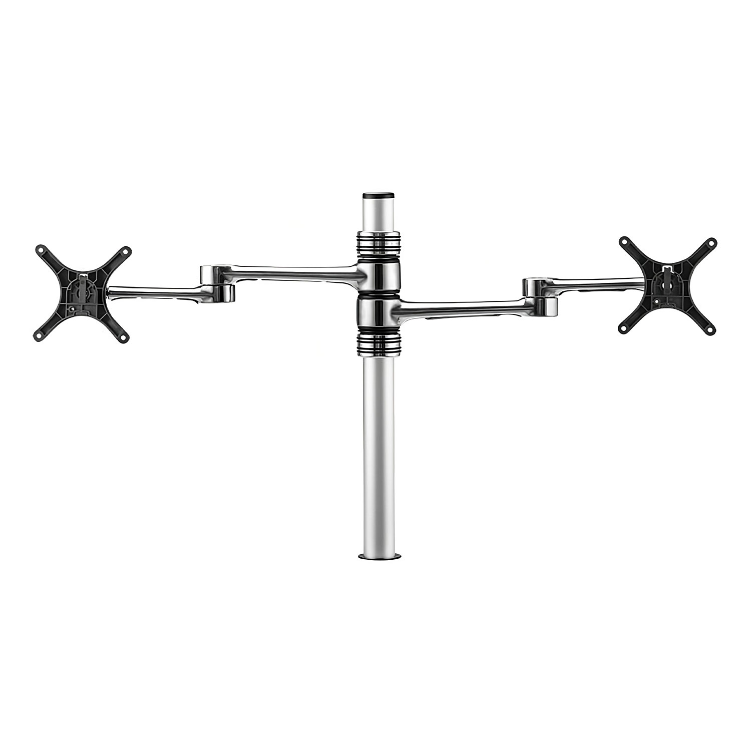 AFS AT DC Dual Monitor Arm Silver