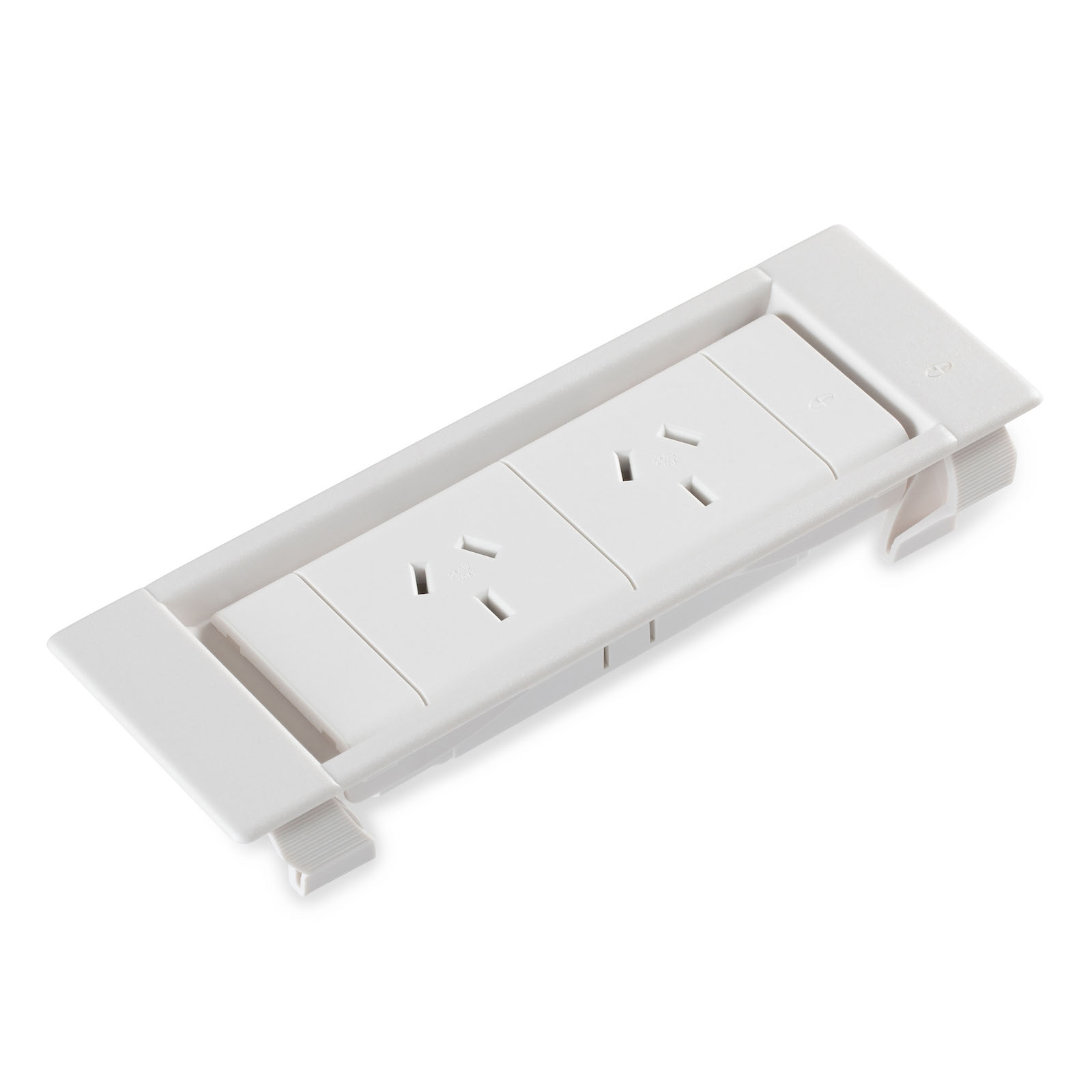 SW1812 – Dual GPO Mounted In Thick Panel Bracket