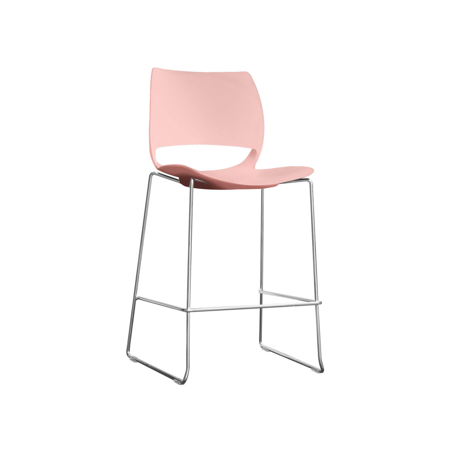 Vogue Stool Chrome Pink