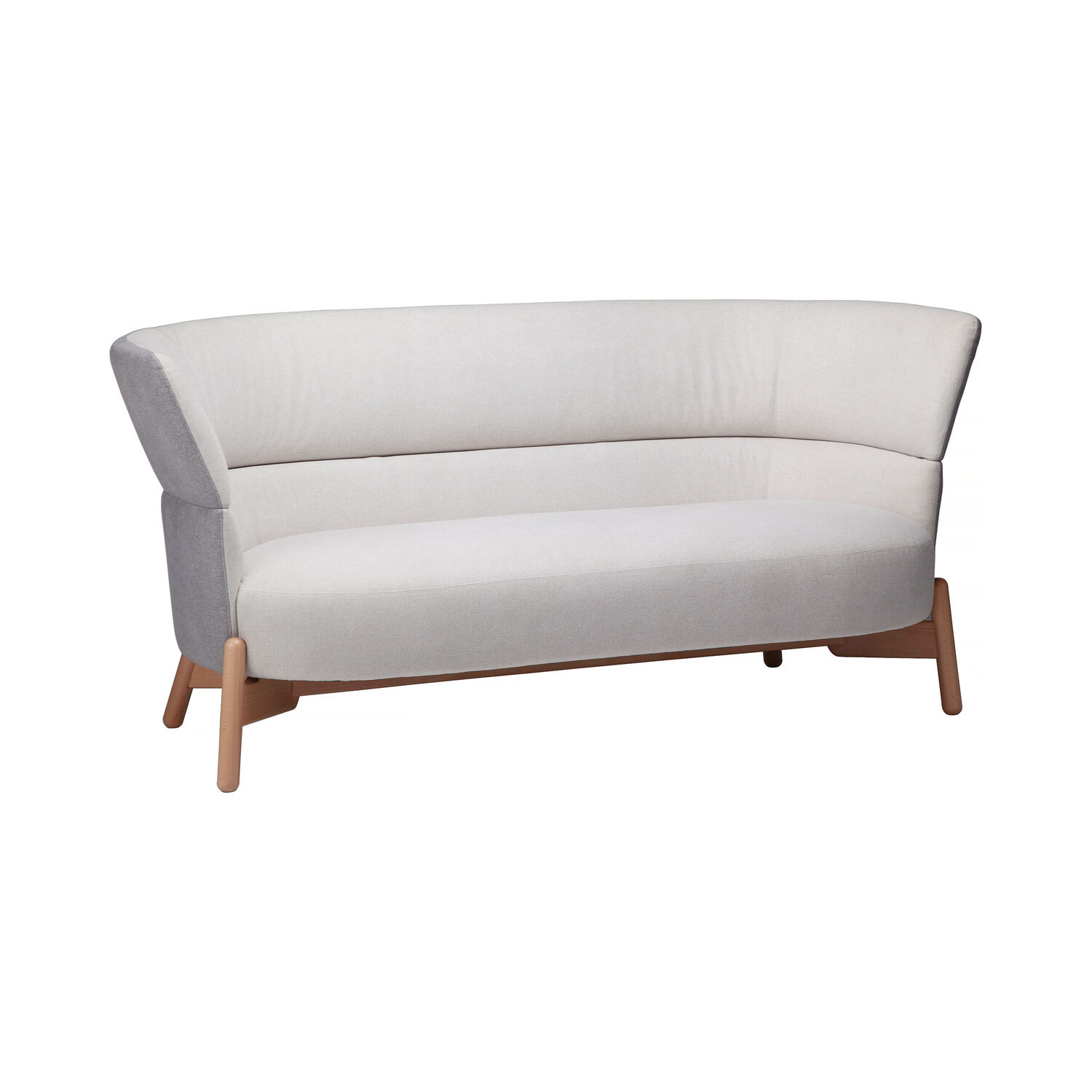 Edge Wide (Medium Back 2 Seater Timber) 1