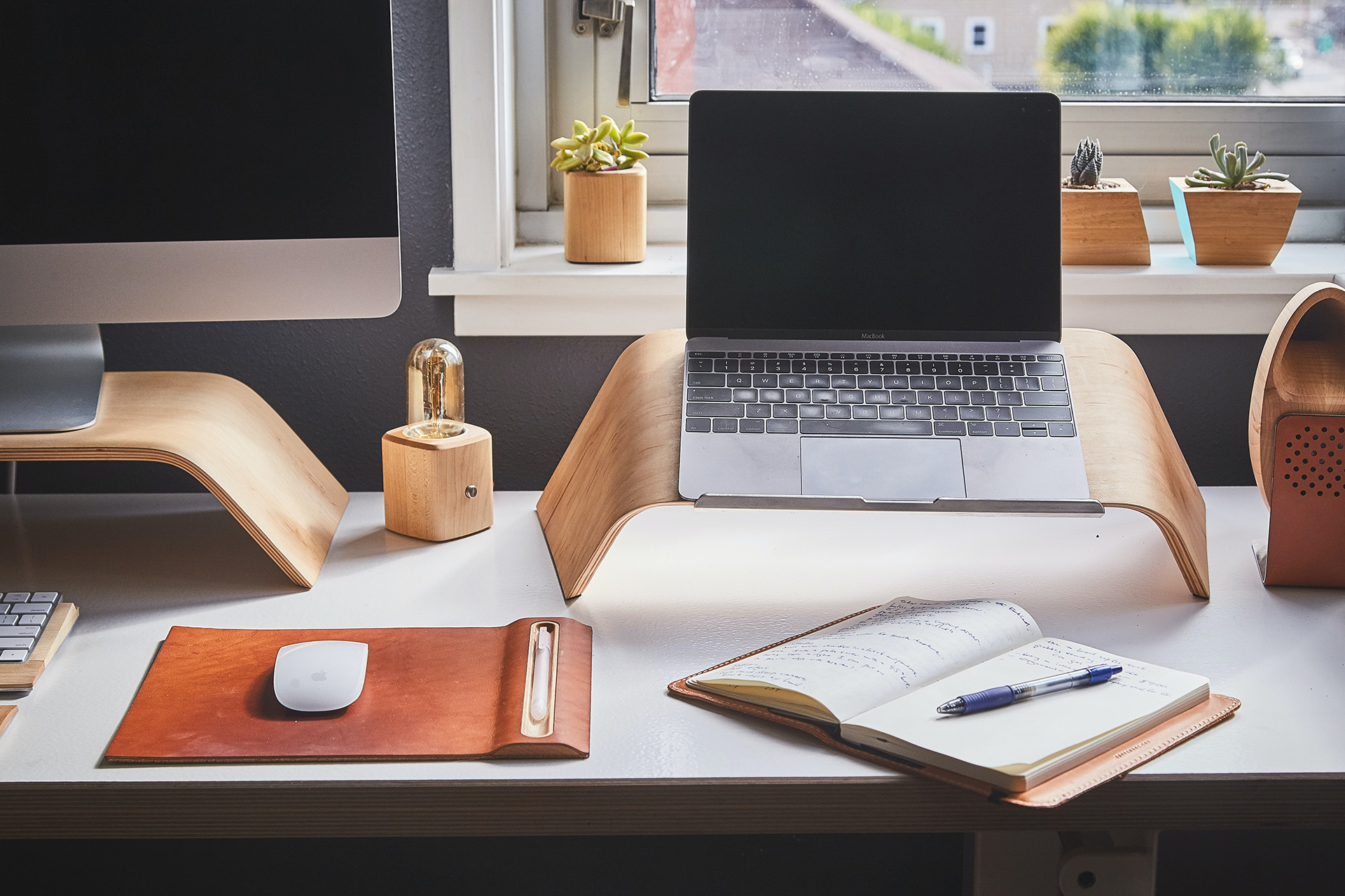 Home Office Desk Workstation Banner