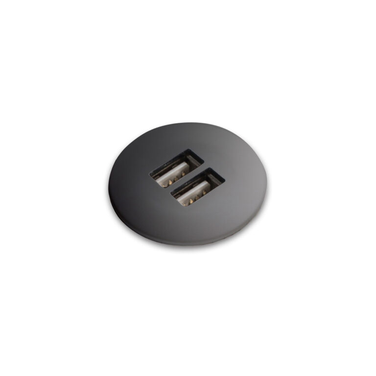 Atom USB Charging Module 2 X 3A Black Fascia