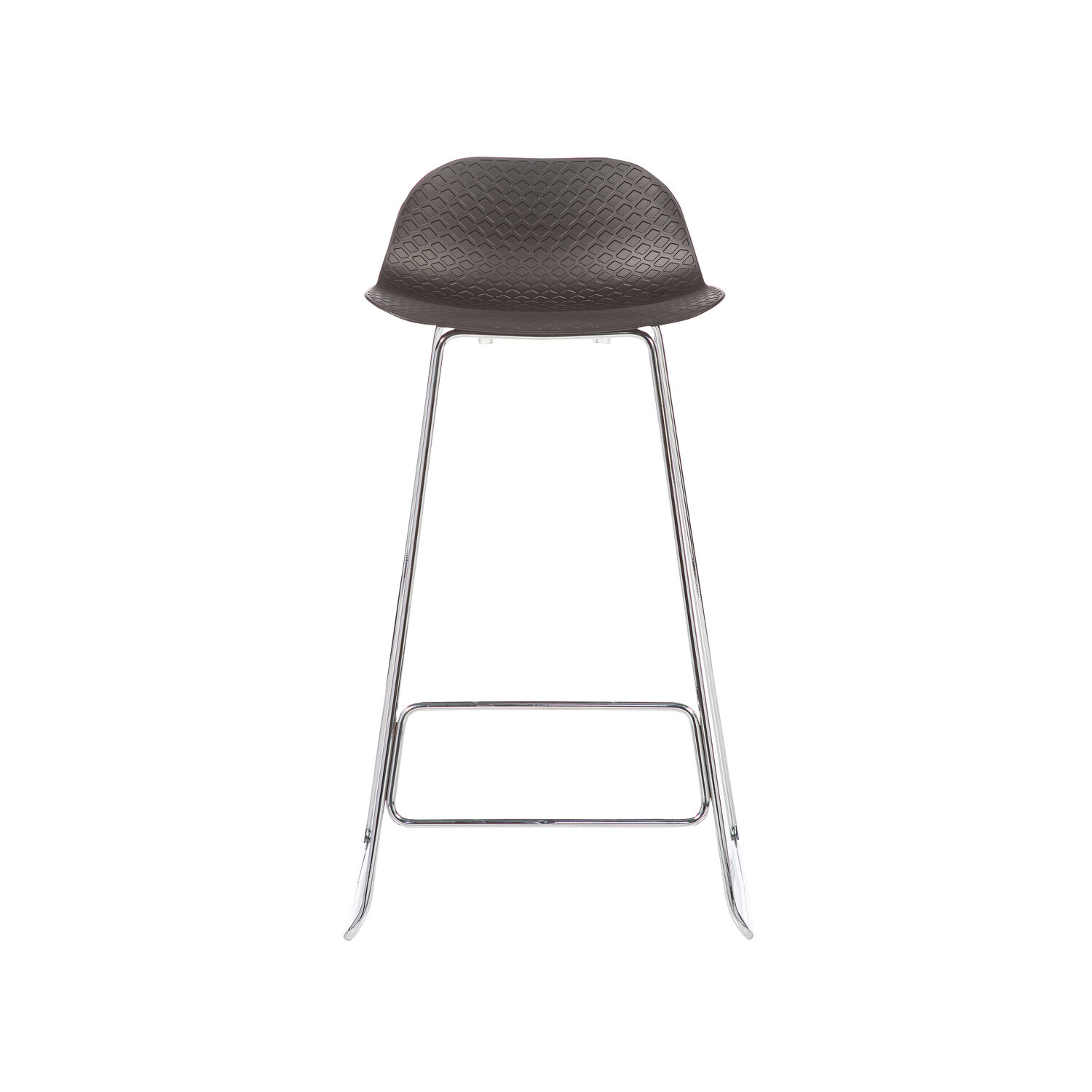 Arc Stool Metal Chrome Base 1