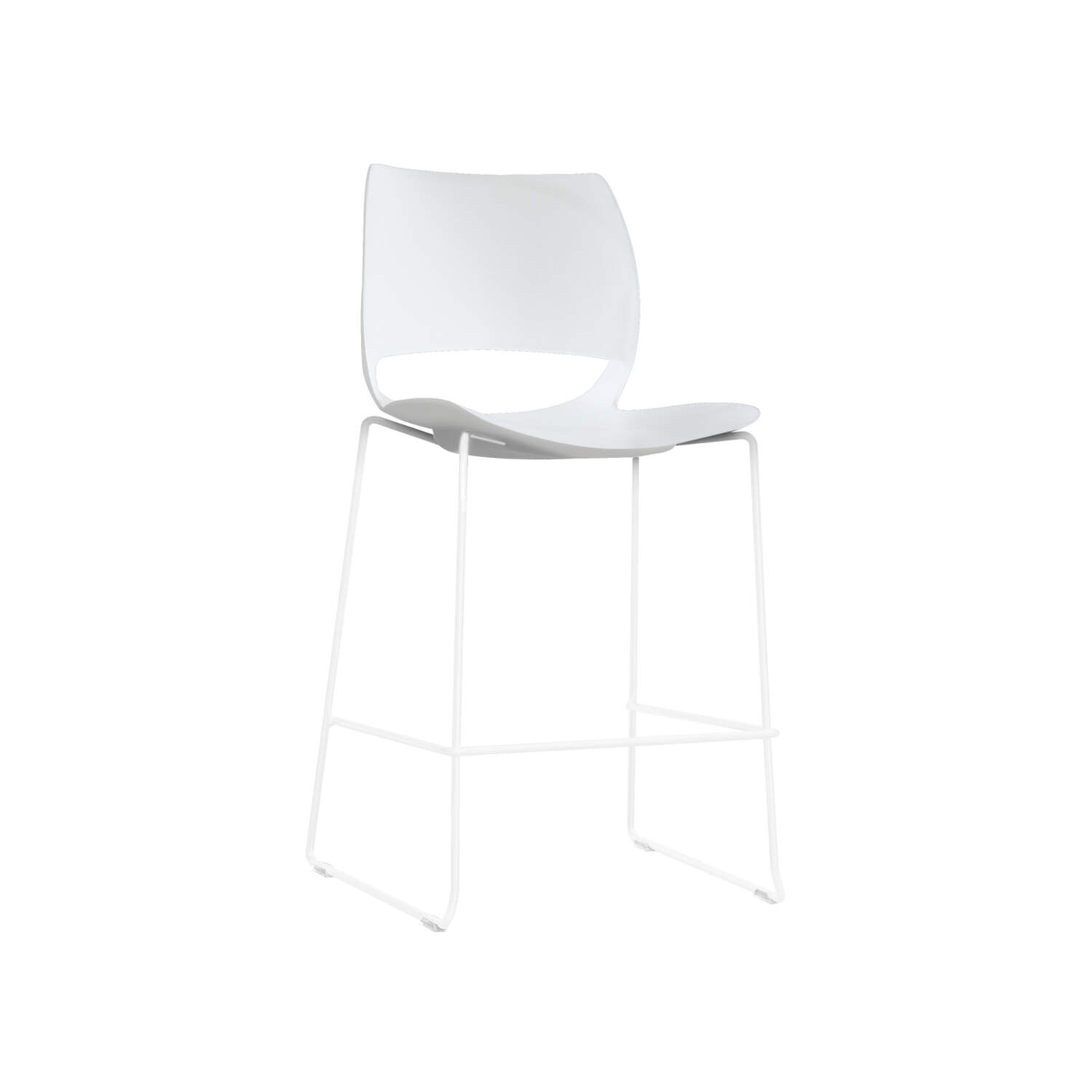 Vogue Stool Whiteframe White