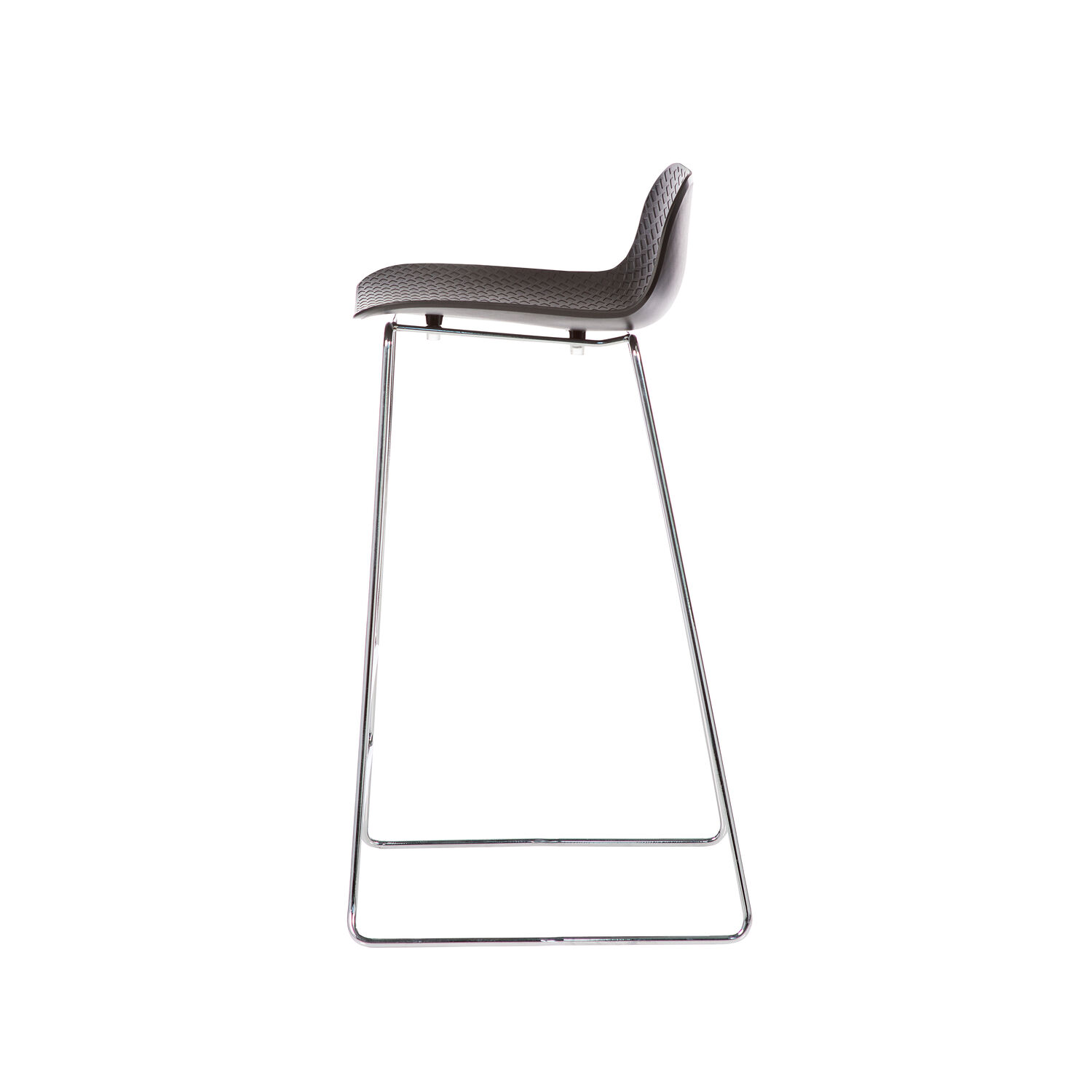 Arc Stool Metal Chrome Base 3